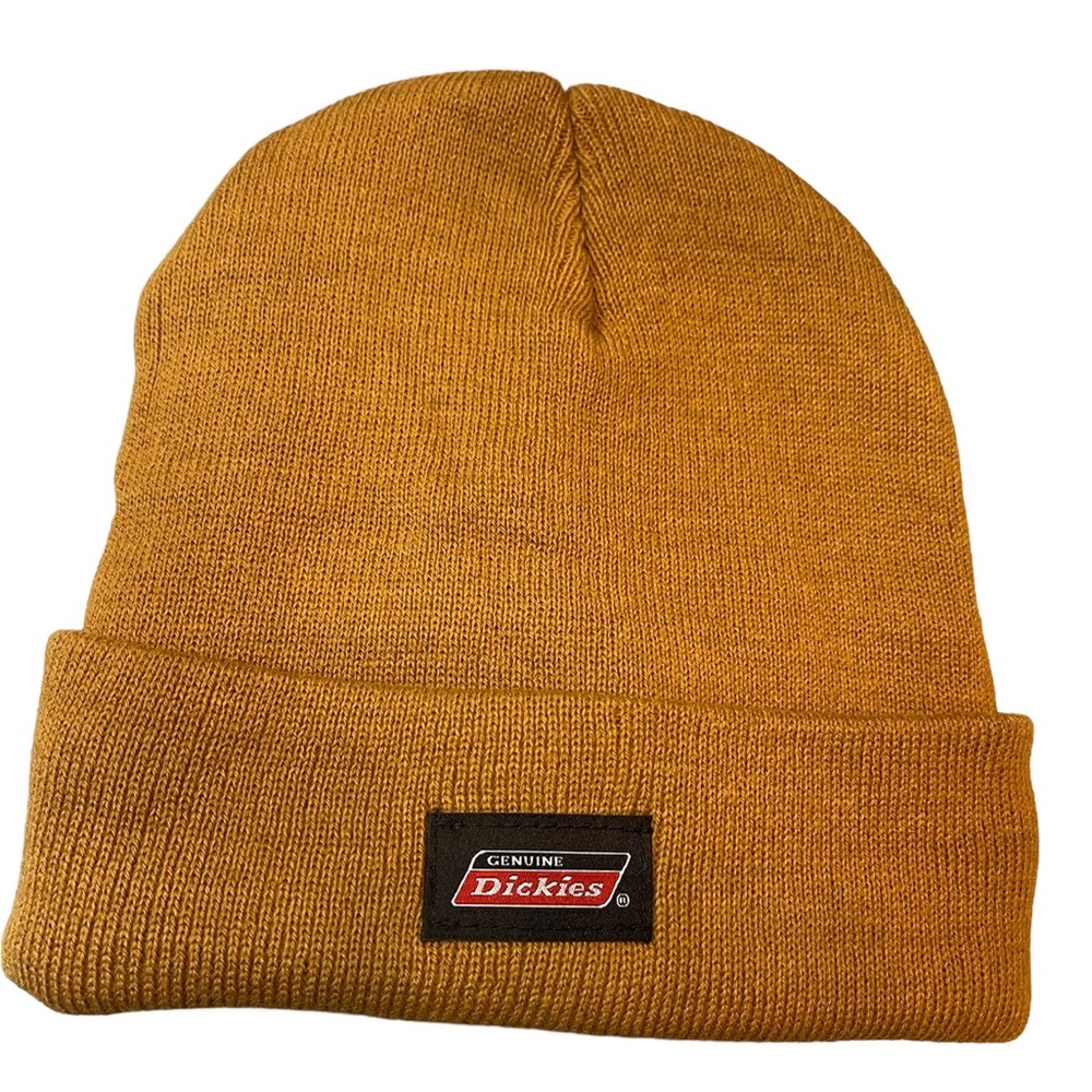 NWT Dickies Fleece Lined Beanie Mustard